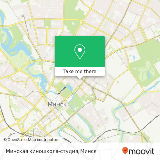 Карта Минская киношкола-студия