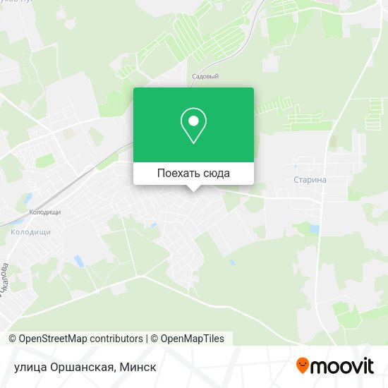Карта улица Оршанская