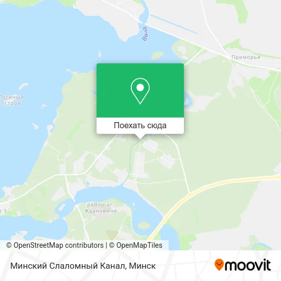 Карта Минский Слаломный Канал