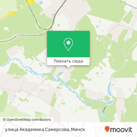 Карта улица Академика Самерсова