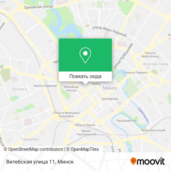 Карта Витебская улица 11