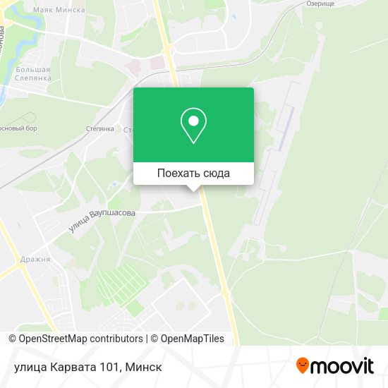 Карта улица Карвата 101