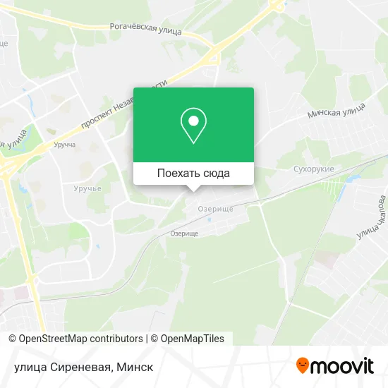 Карта улица Сиреневая