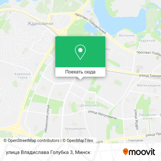 Карта улица Владислава Голубка 3