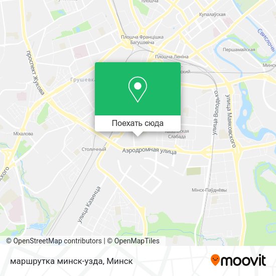 Карта маршрутка минск-узда