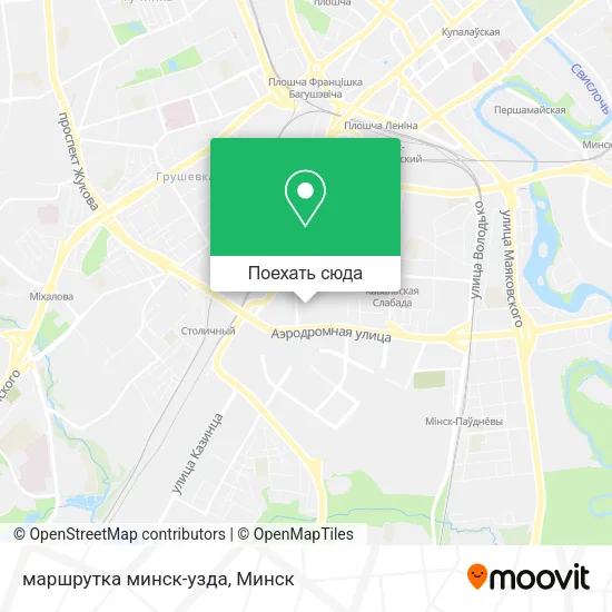 Карта маршрутка минск-узда
