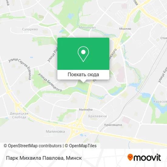 Карта Парк Михаила Павлова
