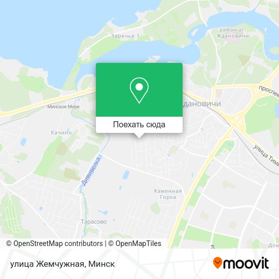 Карта улица Жемчужная