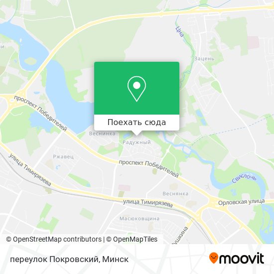 Карта переулок Покровский