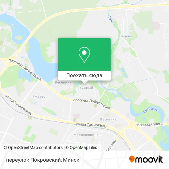 Карта переулок Покровский