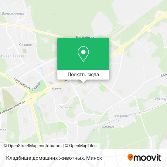 Карта Кладбище домашних животных