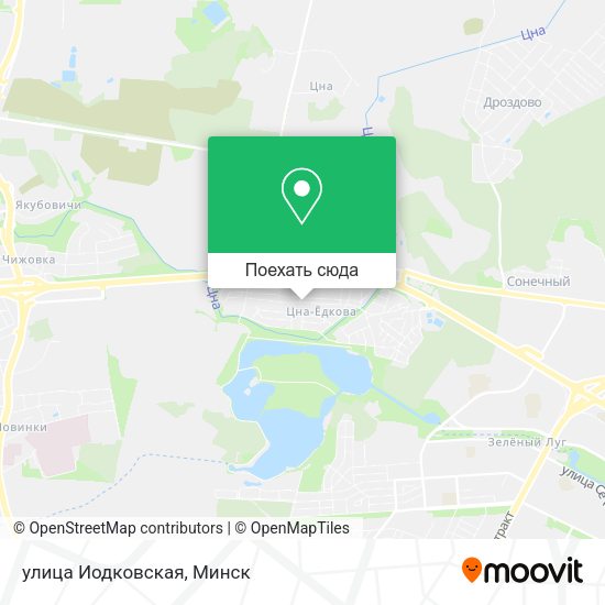 Карта улица Иодковская