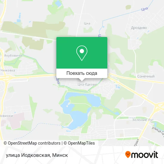 Карта улица Иодковская