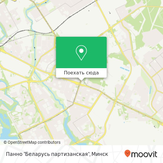 Карта Панно "Беларусь партизанская"
