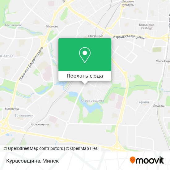 Карта Курасовщина