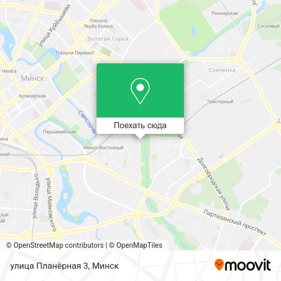 Карта улица Планёрная 3