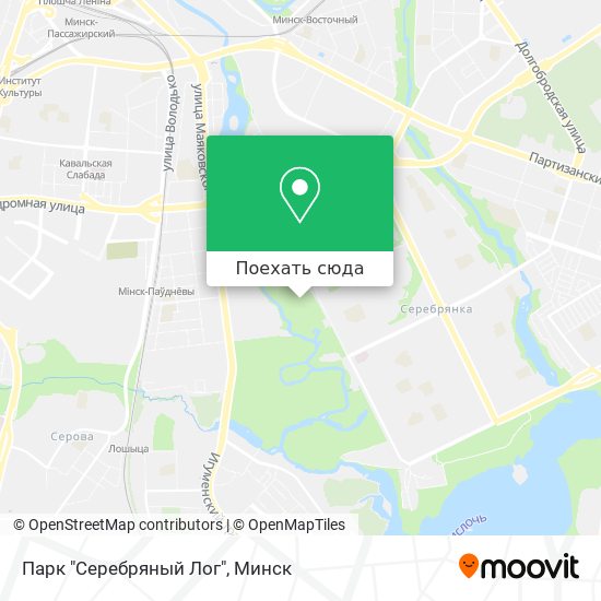 Карта Парк "Серебряный Лог"