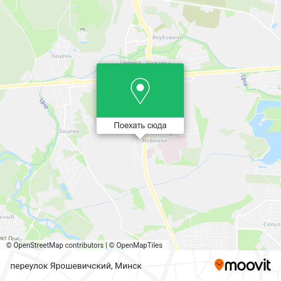 Карта переулок Ярошевичский