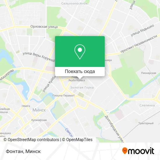 Карта Фонтан