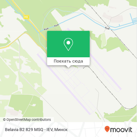 Карта Belavia B2 829 MSQ - IEV