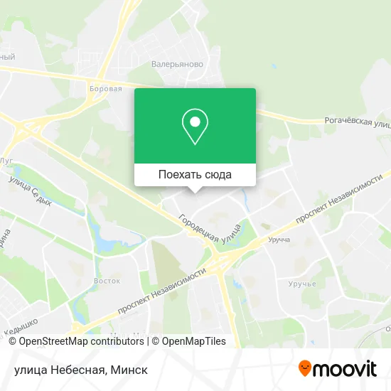 Карта улица Небесная