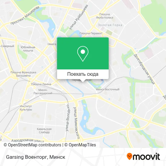 Карта Garsing Военторг