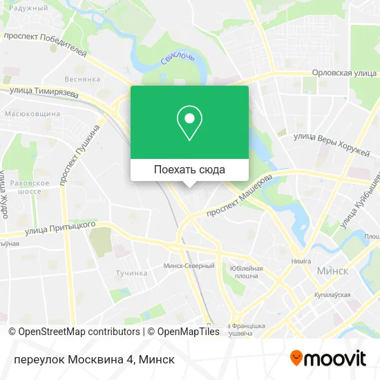 Карта переулок Москвина 4