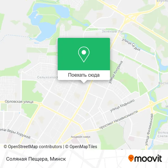 Карта Соляная Пещера