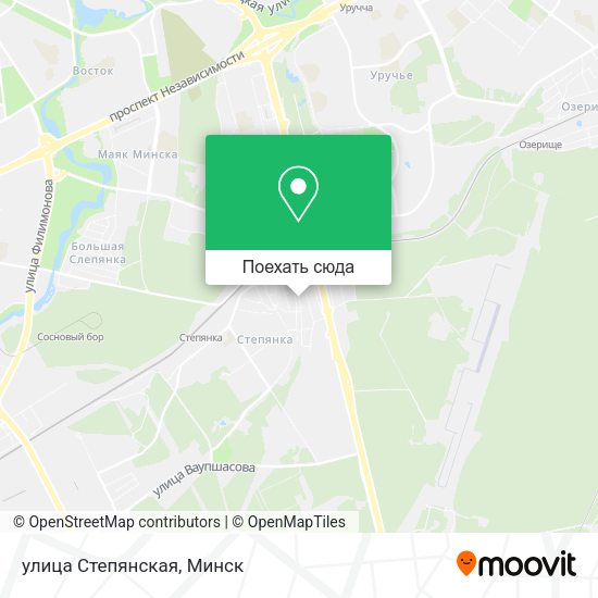 Карта улица Степянская