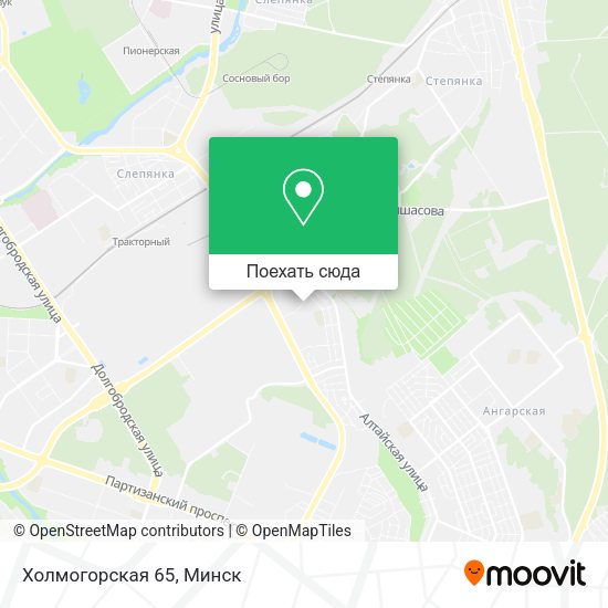 Карта Холмогорская 65