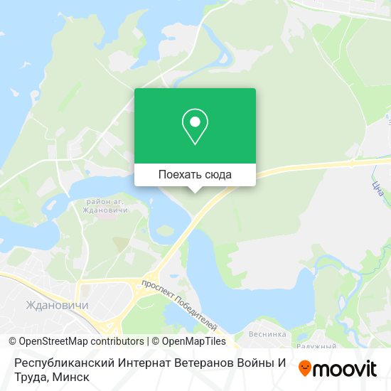 Карта Республиканский Интернат  Ветеранов Войны И Труда