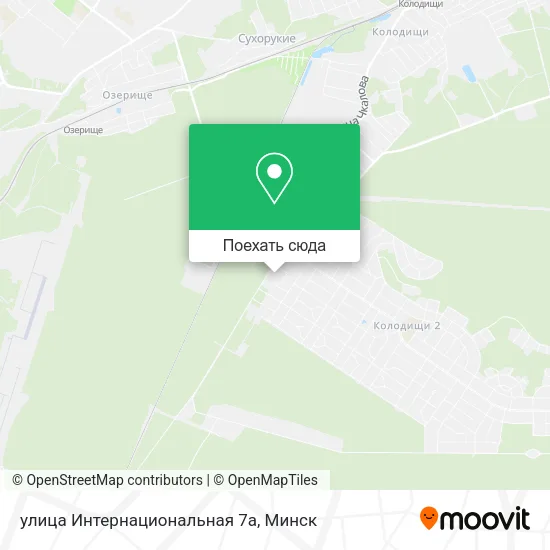 Карта улица Интернациональная 7а
