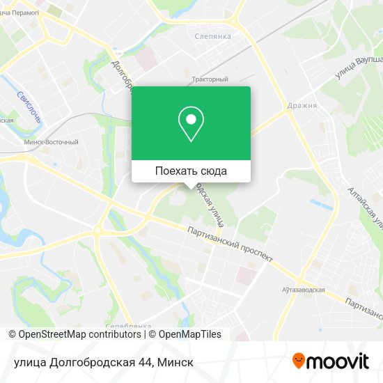 Карта улица Долгобродская 44