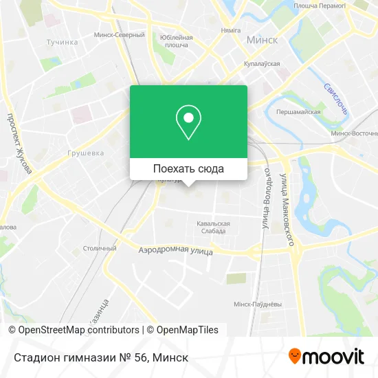 Карта Стадион гимназии № 56