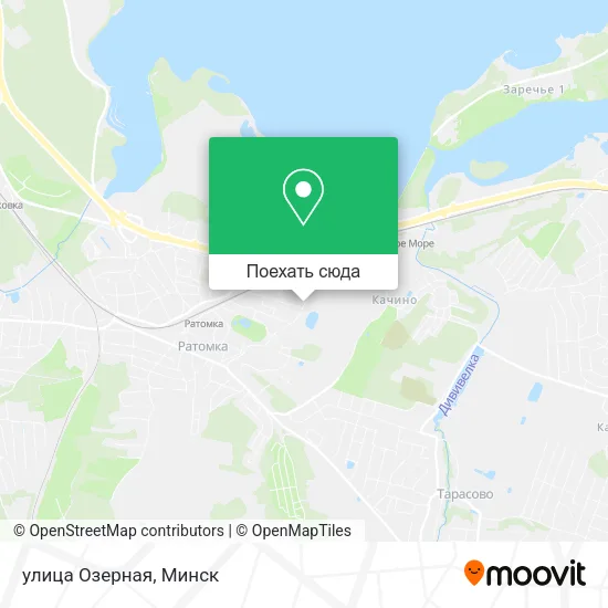 Карта улица Озерная