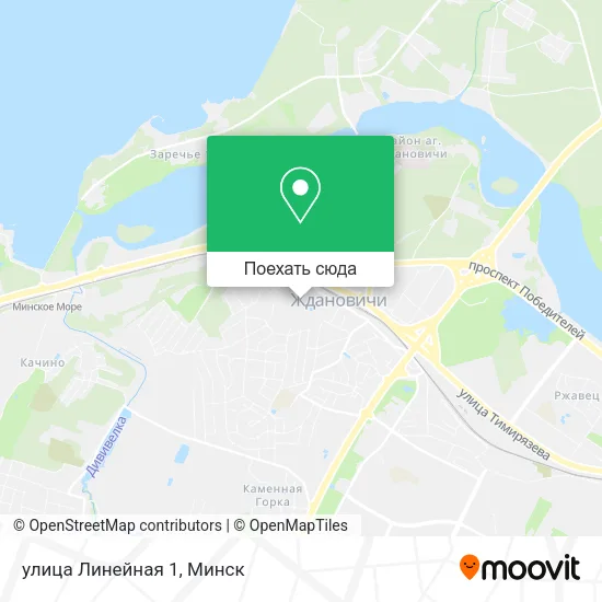 Карта улица Линейная 1