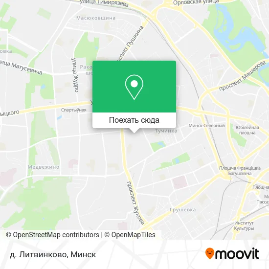 Карта д. Литвинково