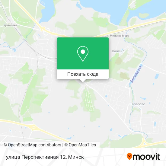 Карта улица Перспективная 12