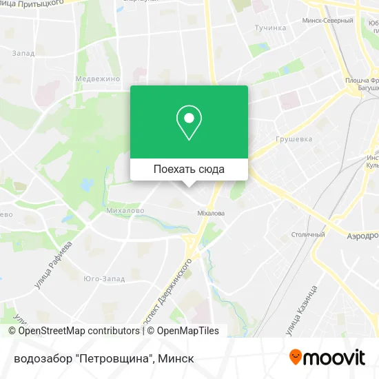 Карта водозабор "Петровщина"