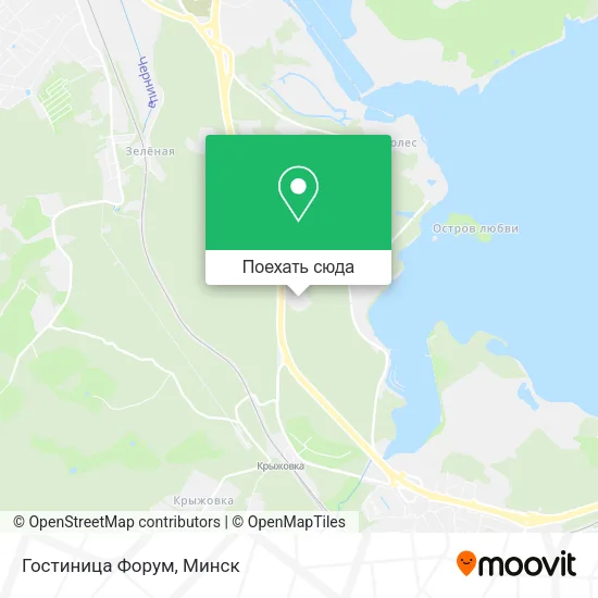 Карта Гостиница Форум