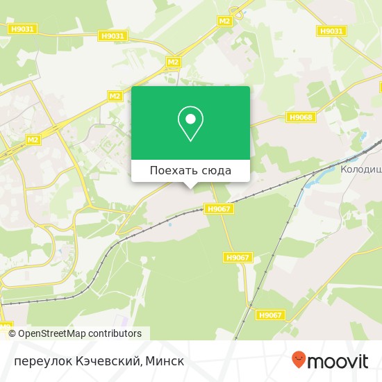 Карта переулок Кэчевский