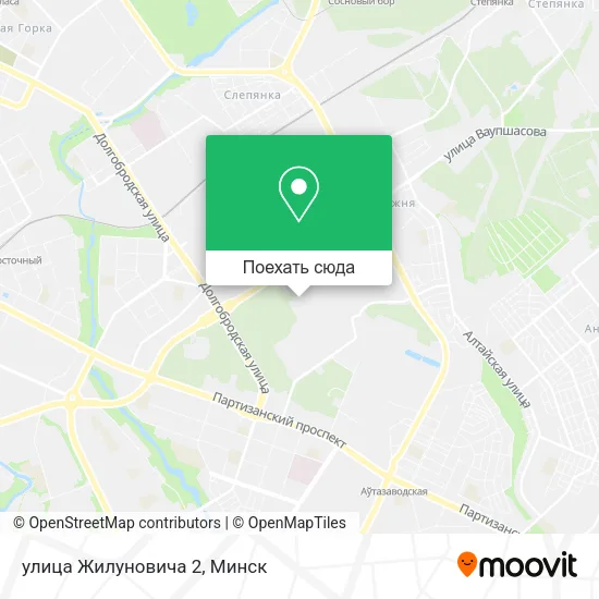 Карта улица Жилуновича 2