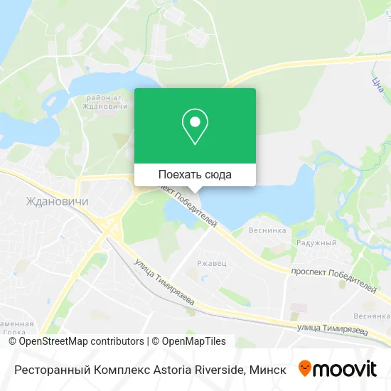 Карта Ресторанный Комплекс Astoria Riverside