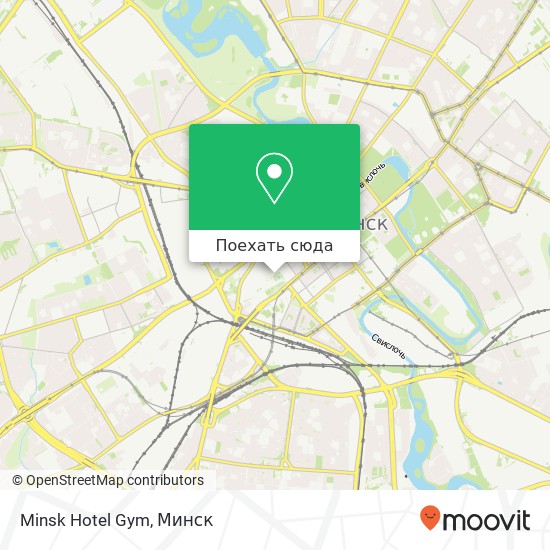 Карта Minsk Hotel Gym