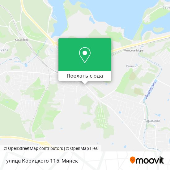 Карта улица Корицкого 115