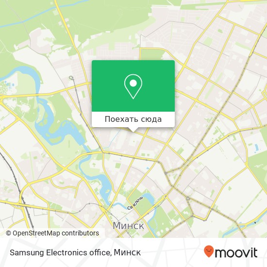 Карта Samsung Electronics office