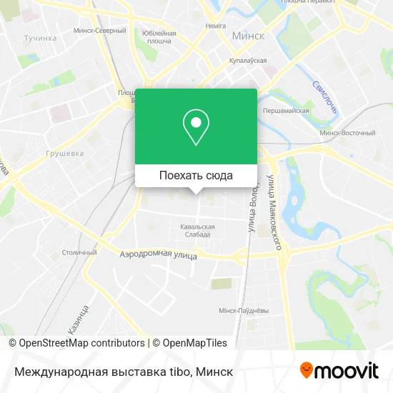 Карта Международная выставка tibo