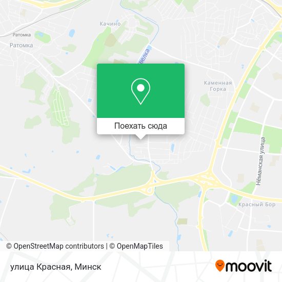 Карта улица Красная