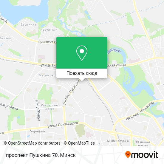 Карта проспект Пушкина 70