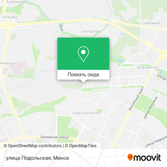 Карта улица Подольская